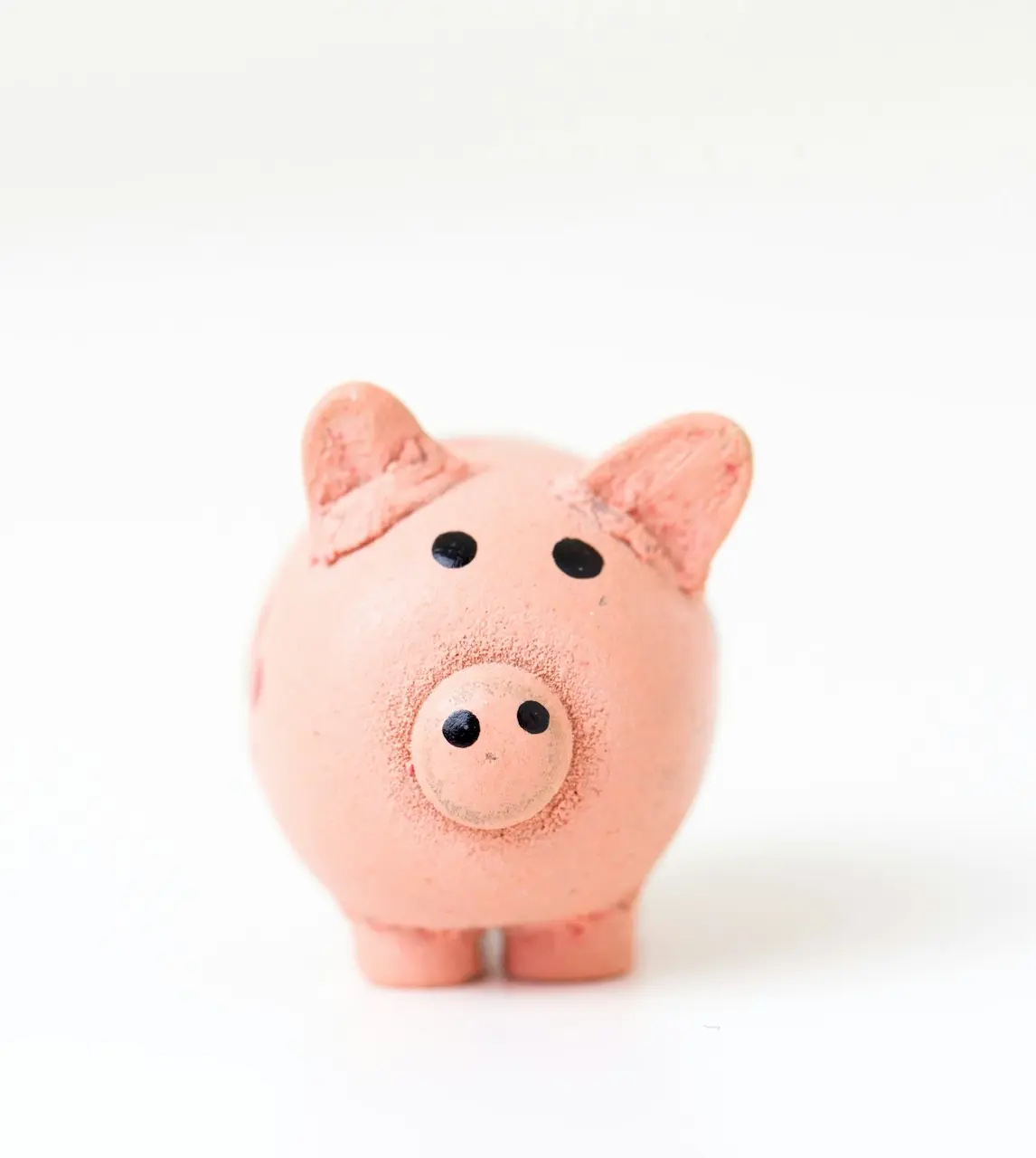 pink pig figurine on white surface